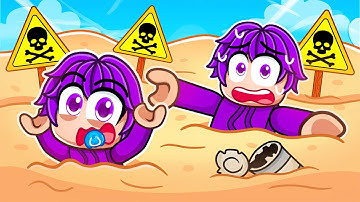 Can Baby Dash ESCAPE ALL QUICKSAND TRAPS in Roblox?