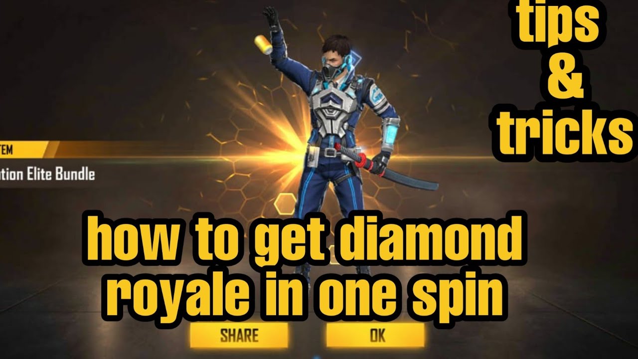 How to get rare item in diamond royale in one spin noob Atti gamers