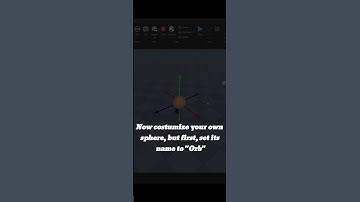 Orbiting sphere tutorial #roblox #robloxstudioscripting #robloxedit #scripting #robloxdev #tutorial