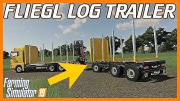 NEW FLIEGL TIMBER WOOD TRAILER | FS19 Mods
