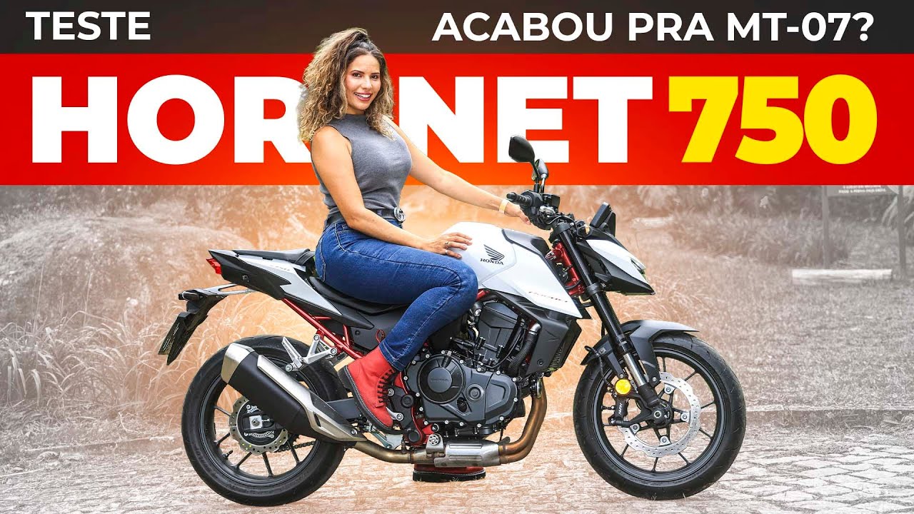 TESTEI A NOVA HORNET 750: Melhor que a MT-07? | HONDA CB 750 HORNET