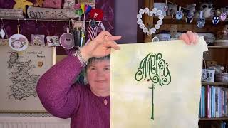 Flosstube 89: Stitching, Crochet and Walking!