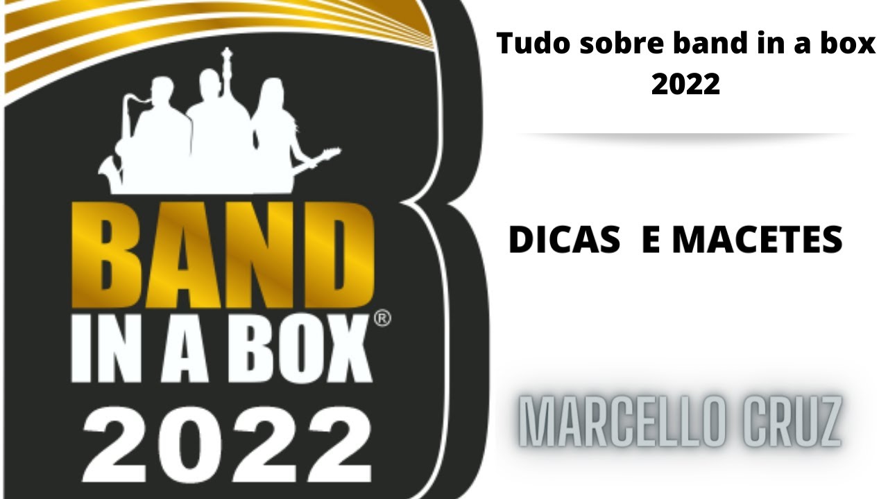 Band in a Box 2022 (aulas grátis) YouTube