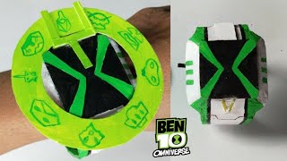How to make Ben 10 Omniverse Omnitrix with Alien ring interface from paper