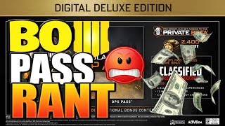 No Free Multiplayer Maps in Black Ops 4! COD BO4 PASS RANT!