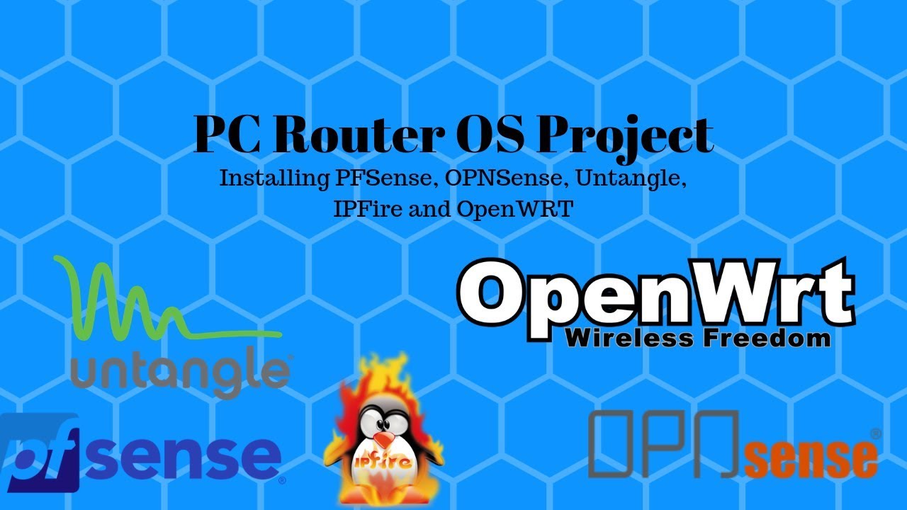 PC router OS install - YouTube