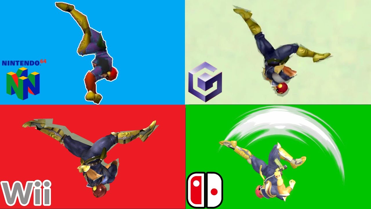 【歴代スマブラ】ファルコン空上の強さの変化を追ってみた【64～SP】