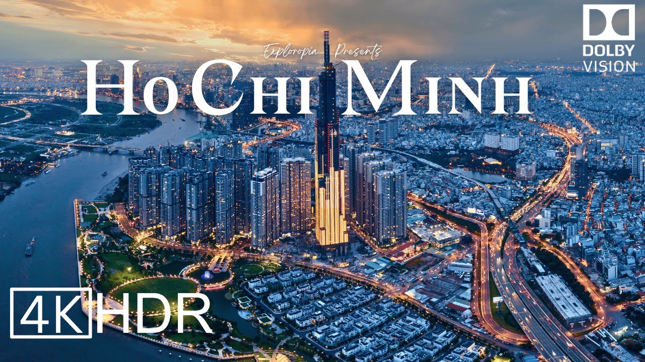 Ho Chi Minh, Vietnam 🇻🇳 in 4K HDR ULTRA HD 60 FPS Dolby Vision™ Drone Video