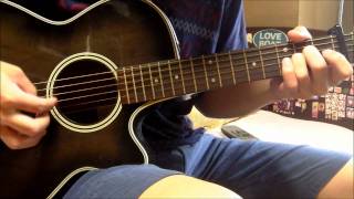 Video thumbnail of "Spice and Wolf ［狼と香辛料］ OP - Tabi no Tochuu guitar cover (solo)"