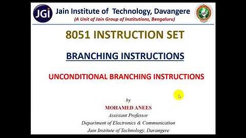M02_Lec15_Unconditional Branching Instructions