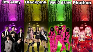 Bts Army VS Blackpink VS Squid Game VS Phut hon - Tileshop EDM Rush new update!! Music!! Tielshop!!