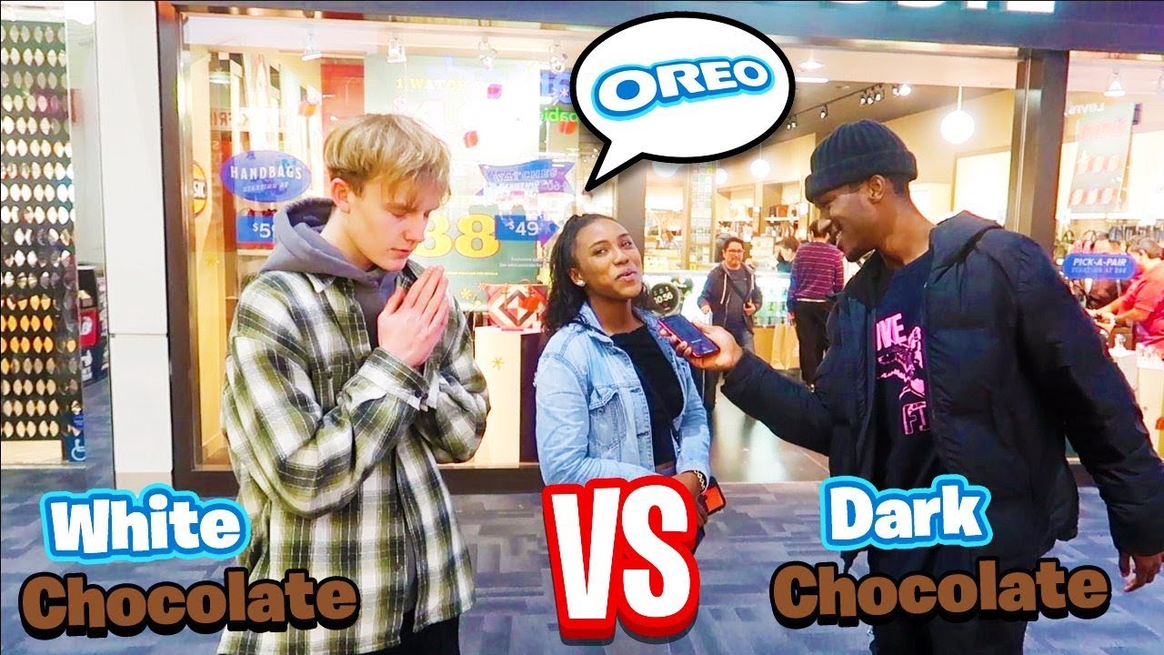 WHAT DO YOU PREFER? WHITE CHOCOLATE OR DARK CHOCOLATE😋 * gets heated