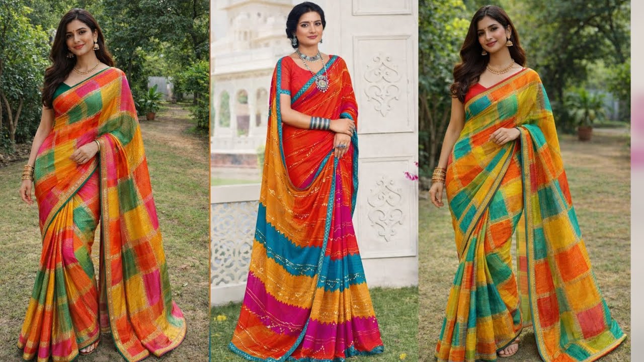 Holi 2026 Special Saree Collection 🌸 | Colorful Look Jo Sabko Shock Kar De#holisaree#viralsaree2026