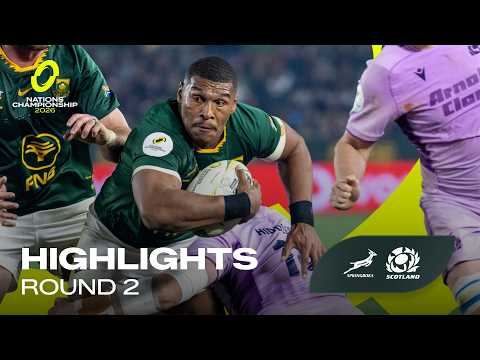 SOUTH AFRICA v SCOTLAND | Rd 2 Recap | Nations Championship 2026
