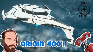 Star Citizen - Visite et Pilotage du Origin 400i