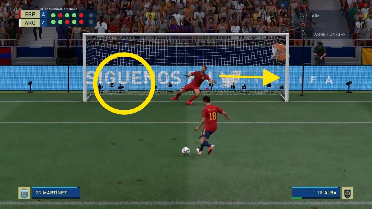 FIFA 22 PS4 GAMEPLAY Argentina vs Spain Penalty Shootout FIFA 22