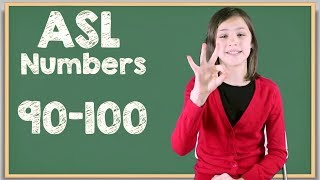 ASL Numbers 90-100 in Sign Language | Learn how to Sign Numbers