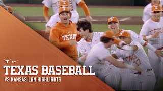 Texas Baseball vs Kansas LHN Highlights [May 16, 2024]