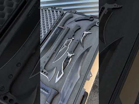 Ultra Black MEGA KNIFE SET!