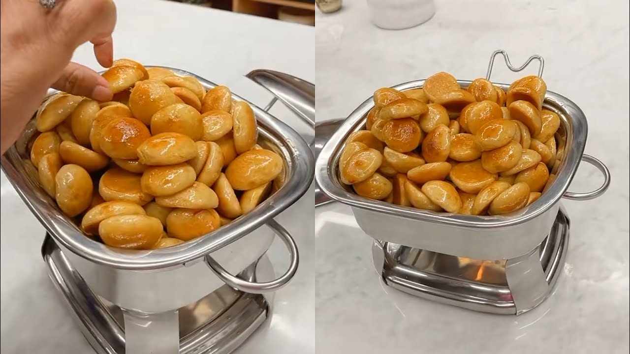 || طريقة مقشوش امي || 😋🔥اللي يحبون اللقيمات بس مايبونها مقليه جربوا المقشوش 🤍 اسماء الحبيب