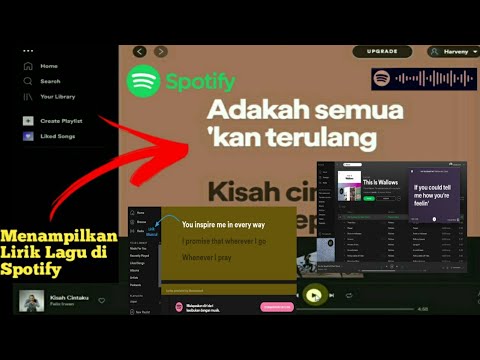 Video: Cara Menunjukkan Lirik Lagu di Spotify di PC atau Mac Komputer