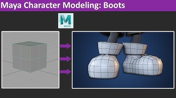 Maya Modeling Tutorial: Boots