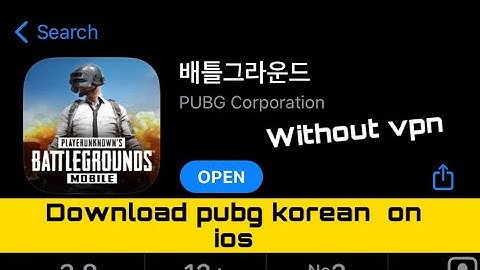 How To Download Pubg Mobile KR Version On Ios Device | Install Pubg Korean on Iphone/Ipad Device |