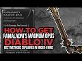 How to Get Ramaladni’s Magnum Opus in Diablo 4 FAST - Farm Methods Explained in Under 4 minutes