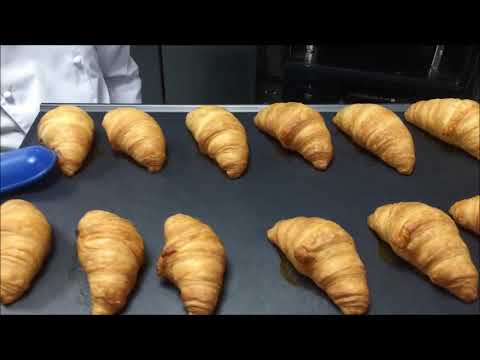 Croissant baked from frozen to finish