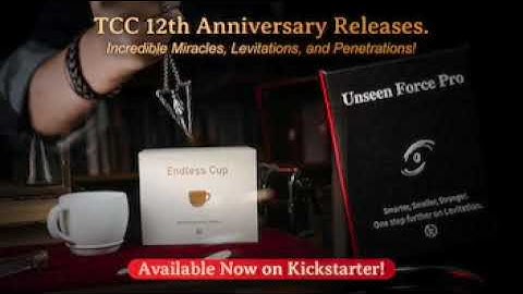 Endless Cup & The Frame, & Unseen Force Pro by TCC Magic