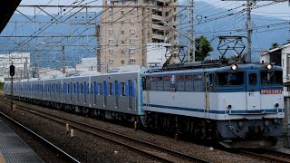 【4K60P】都営三田線6500形甲種輸送 鴨宮駅通過シーン（2021年5月16日）