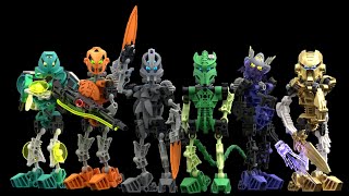 The complete history of the Toa Mata Y team.Toa Mata Y. 3d model MOC BIONICLE.