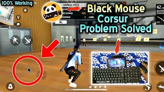 Panda Mouse Pro black Mouse Corsur problem Solved / Keyboard Mouse on mobile free fire screenshot 2