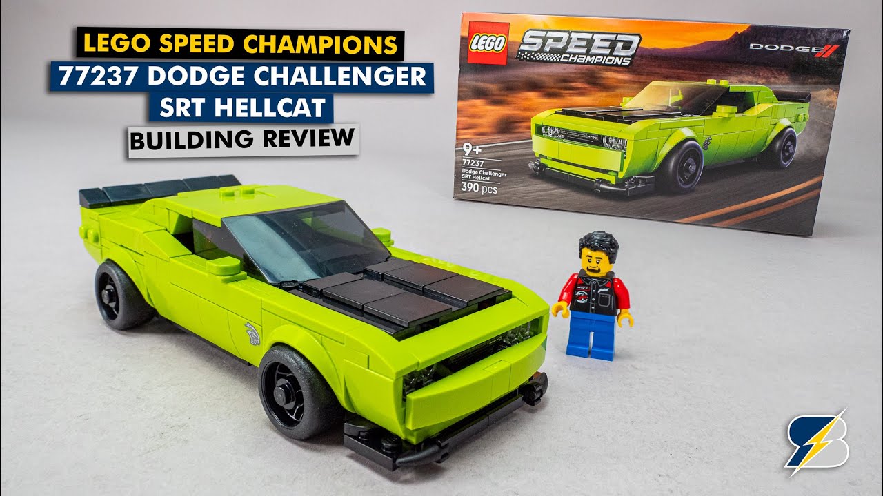 LEGO Speed Champions 77237 Dodge Challenger SRT Hellcat detailed ...