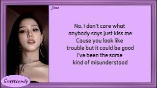 JISOO (BLACKPINK) & ZAYN EYES CLOSED Lyrics