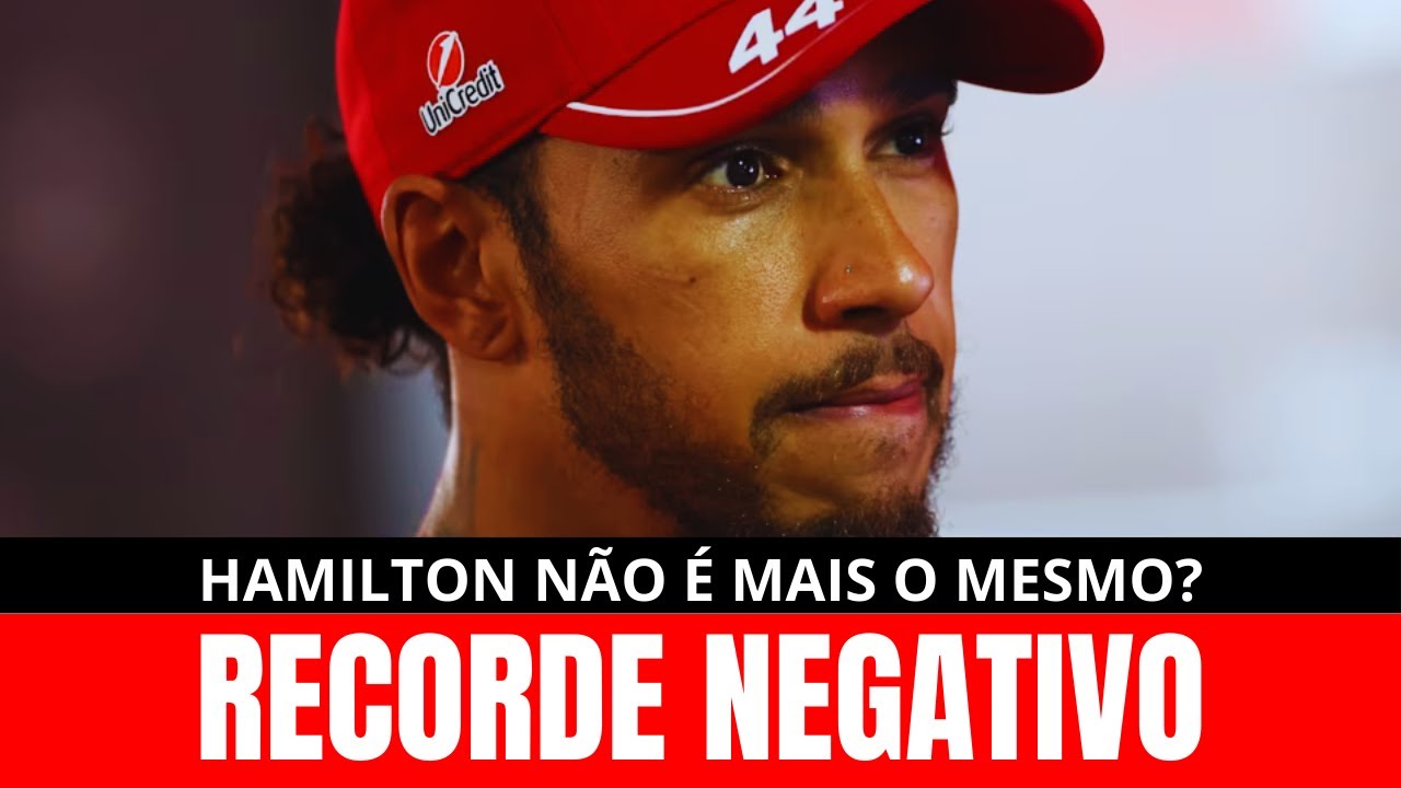 A CRISE DE HAMILTON NA FERRARI: Recorde negativo, acidente e a verdade por trás do caos