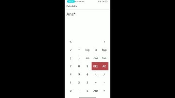 CS50 Final Project Android Track -  Calculator App