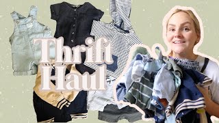 THRIFT HAUL BABY CLOTHES // BABY BOY // Finally getting to wear clothes // g-tube accessible by Mady Henderson 1,684 views 1 year ago 17 minutes