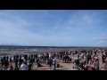 avro vulcan xh558 bomber howl Scottish air show - Ayr beach Scotland