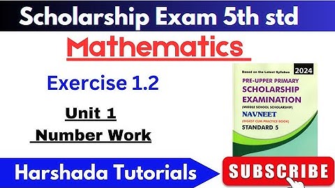Class 5th Scholarship Exam | Exercise 1.2 - International Numerals and Roman Numerals