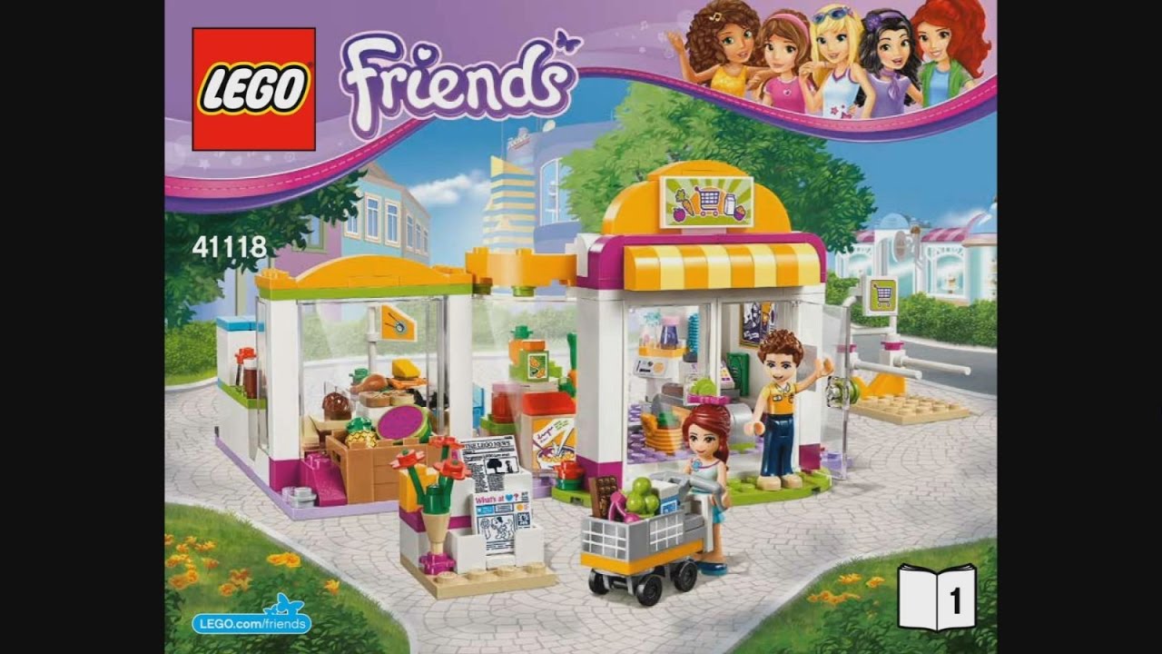 Lego Friends 41118 Heartlake Supermarket Instruction Timelapse