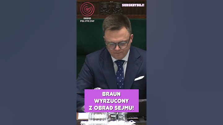SKANDAL W SEJMIE. Braun wyrzucony z obrad #sejm #braun