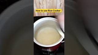 HOW TO USE ELECTRIC RICE COOKER | Panasonic Automatic Rice cooker and warmer #shorts
