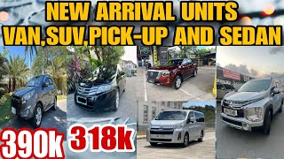 NEW ARRIVAL UNITS VAN,SUV,PICK-UP AND SEDAN | SECOND HAND CARS