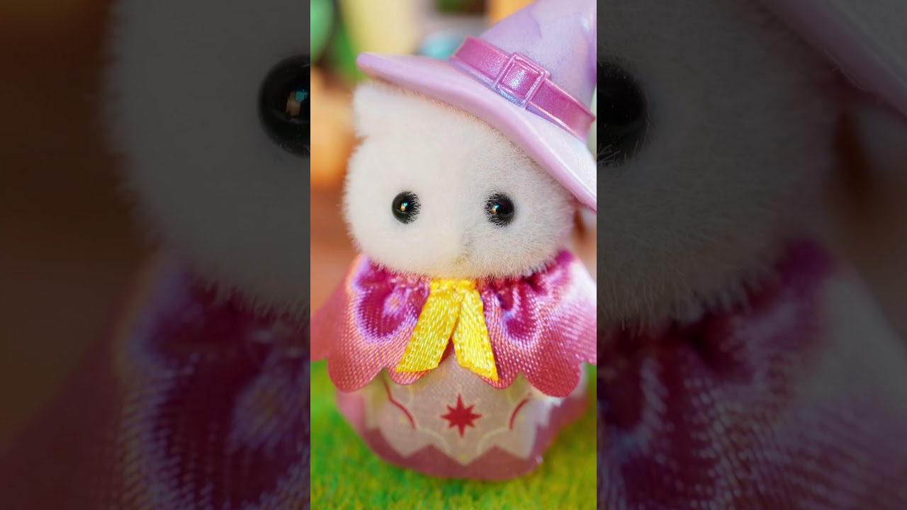 【シルバニア】🧹空飛ぶほうきと野菜畑🥕〈公式〉#shorts #シルバニアファミリー #miniature