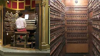 Console and Keyer Room Split Screen