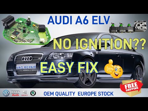 Fix Error 00288 Audi A6 Steering Lock Module 4F0905852B Repair Procedure DIY *Link for the parts*
