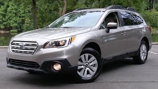 2015/2016 Subaru Outback 2.5i Premium Start Up, Road Test, and In Depth Review