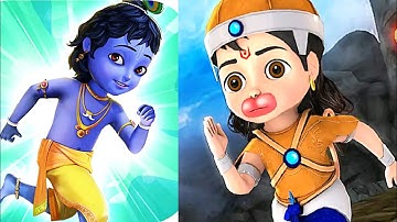 Little Krishna VS Little Hanuman Game 2025 Gameplay Android,ios