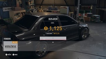 NFS Payback | Evo IX Race Customization